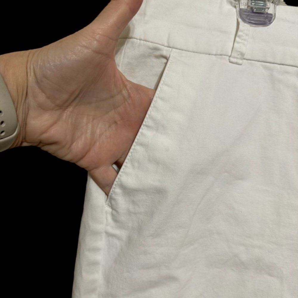 Womens J.Crew white shorts size:14 - Picture 3 of 6